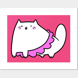 Pretty Pink Tutu Kitty Posters and Art